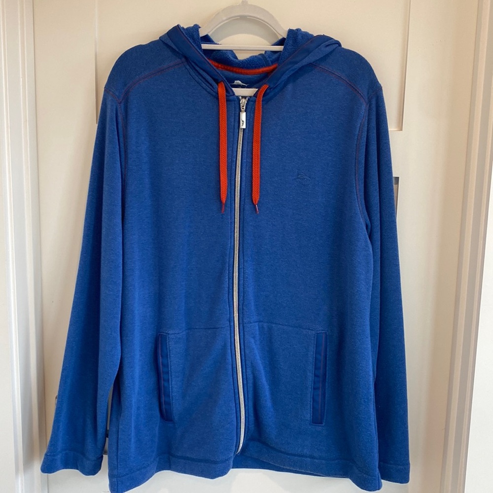 Tommy Bahama Men’s Sweatshirt Zip Up Hoodie Size Large